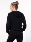 VESTE CAPUCHE MODAL RECYCLE NOIR
